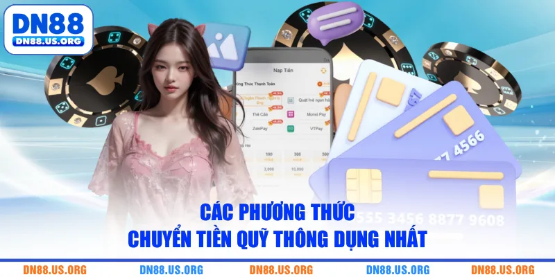 Các phương thức chuyển tiền quỹ thông dụng nhất