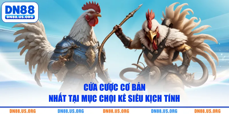 Cửa cược cơ bản nhất tại mục chọi kê siêu kịch tính