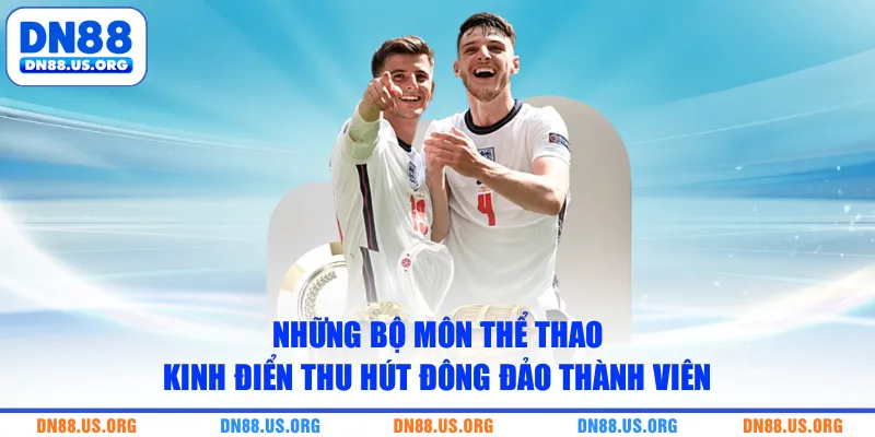 Những bộ môn thể thao kinh điển thu hút đông đảo thành viên